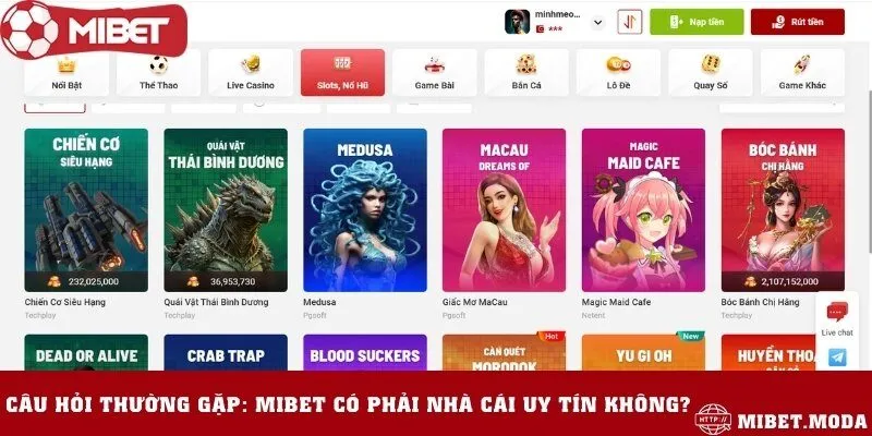 Nhà cái cam kết uy tín 100% trong mọi hoạt động, sản phẩm và dịch vụ