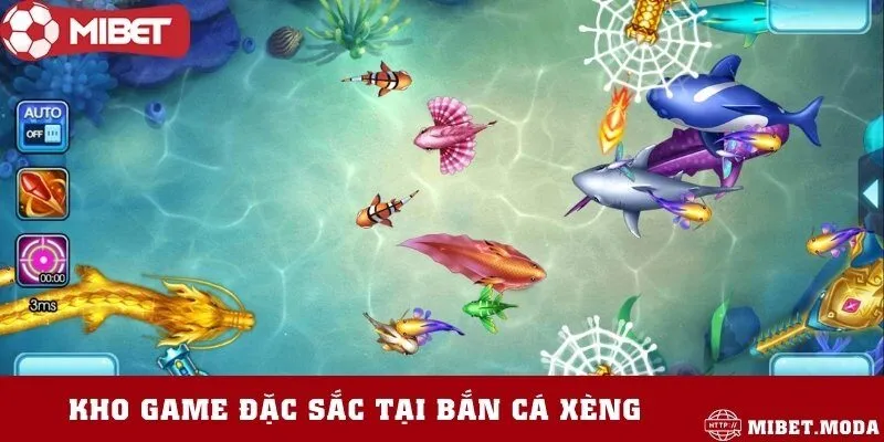 Kho game siêu hấp dẫn chỉ có tại bắn cá xèng