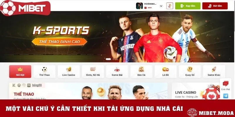 Chú ý quan trọng để tải app thành công an toàn